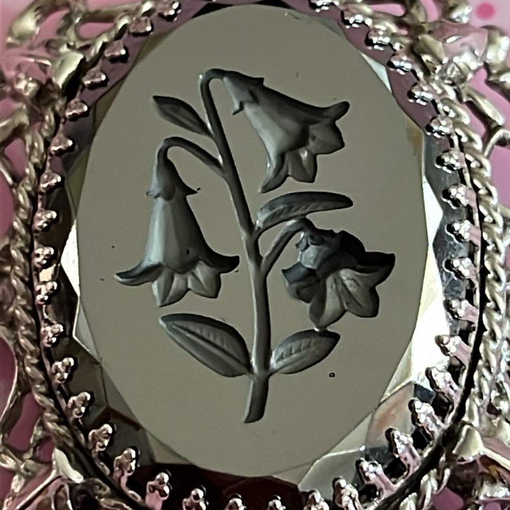 Vintage Unsigned Whiting And Davis Reverse Intagl… - image 2